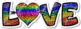 Love Statement - Rainbow w/ Variants