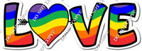 Love Statement - Rainbow w/ Variants