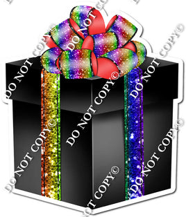 Rainbow & Black Present - Style 4