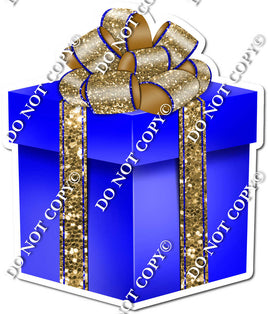 Sparkle - Blue & Gold Present - Style 4