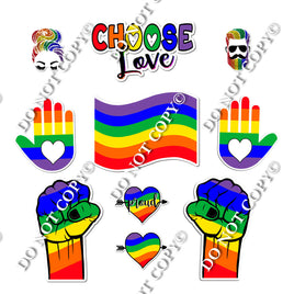10 pc Flat Pride Package Theme0714