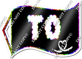 Back to School - TO - Black & Rainbow Outline