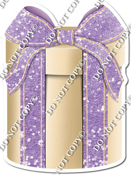 Sparkle - Champagne & Lavender Round Present - Style 3