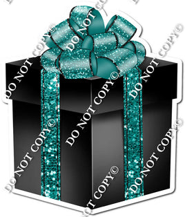 Sparkle - Teal & Black Present - Style 4
