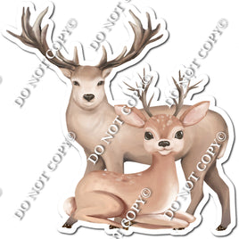 Deer & Baby Deer w/ Variants