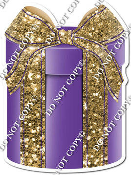 Sparkle - Purple & Gold Present - Style 3