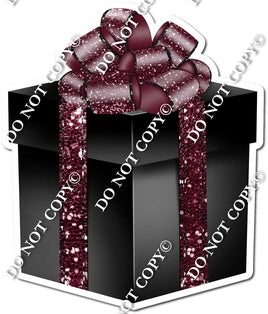 Sparkle - Burgundy & Black Present - Style 4