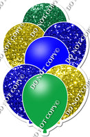 Blue, Green, & Yellow Balloon Bundle