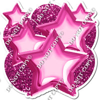 Hot Pink Balloon & Star Bundle