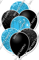 Caribbean & Black Balloon Bundle