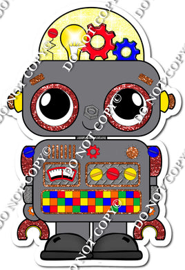 Grey & Yellow Robot