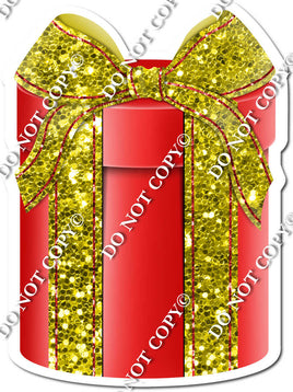 Sparkle - Red & Yellow & Gold Present - Style 3