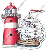 Lighthouse & Sail Boat