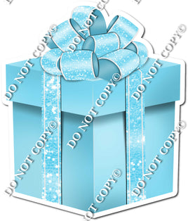 Sparkle - Baby Blue Box & Baby Blue Ribbon Present - Style 4