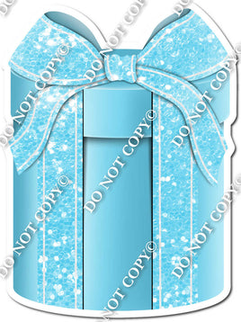 Sparkle - Baby Blue Box & Baby Blue Ribbon Present - Style 3