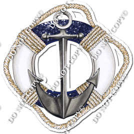 Life Ring & Silver Anchor