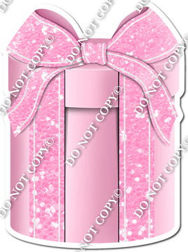Sparkle - Baby Pink Box & Baby Pink Ribbon Present - Style 3