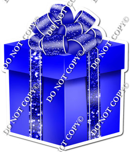 Sparkle - Blue Box & Blue Ribbon Present - Style 4