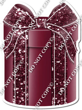 Sparkle - Burgundy Box & Burgundy Present - Style 3