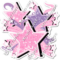 Baby Pink & Lavender Star Bundle