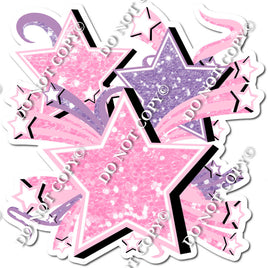 Baby Pink & Lavender Star Bundle