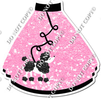 Sparkle Baby Pink - Poodle Skirt w/ Variants