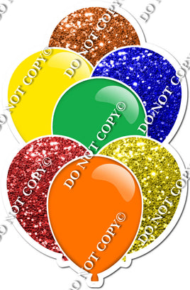 Sparkle Multicolor Balloon Bundle