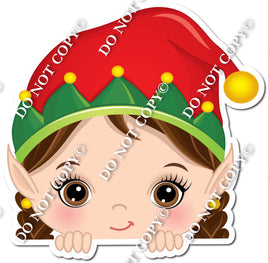 Light skin Tone Girl Elf - Flat Hat w/ Variant