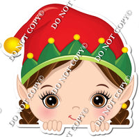 Light skin Tone Girl Elf - Flat Hat w/ Variant