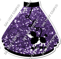 Sparkle Purple - Poodle Skirt w/ Variants