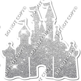Silver Glitter Castle