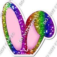 Bunny Ear - Rainbow Sparkle