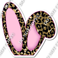 Bunny Ear - Gold Leopard