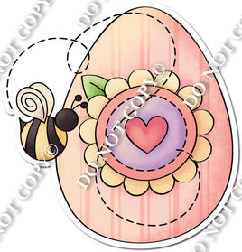 Easter Egg & Bee
