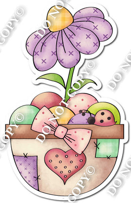 Easter Half Egg & Flower