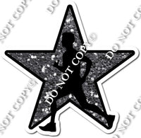 Boy Runner Silhouette in Star - Silver w/ Variants