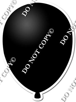 Flat - Black Balloon - Style 2