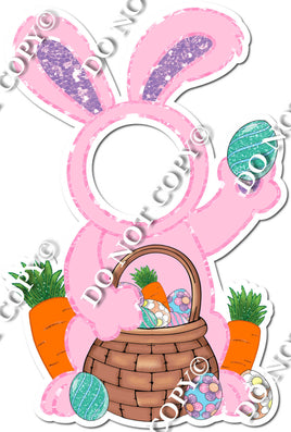 Easter Bunny Face Cut Out