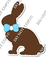 Chocolate Bunny - Baby Blue