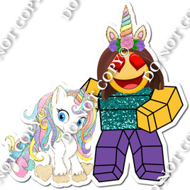 Video Game - Girl & Unicorn