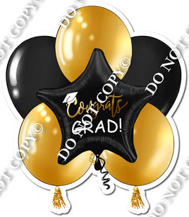 Congrats Grad! Balloon Bundle Yard Cards