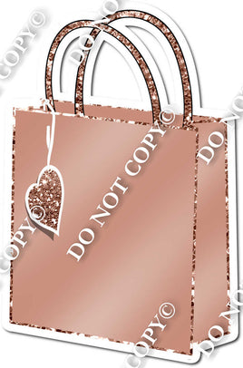 Shopping Bag - Rose Gold