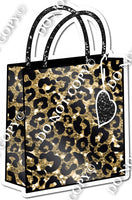 Shopping Bag - Gold Leopard
