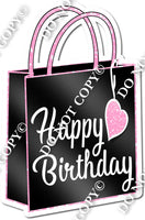 Shopping Bag - Happy Birthday Baby Pink
