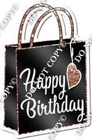 Shopping Bag - Happy Birthday Rose Gold