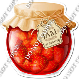 Strawberry Jam Jar