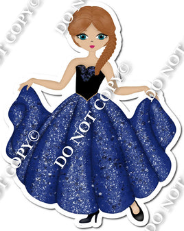 Princess Navy Blue Dress