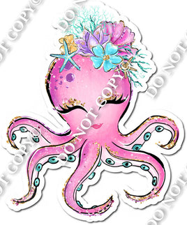 Fancy Pink Octopus