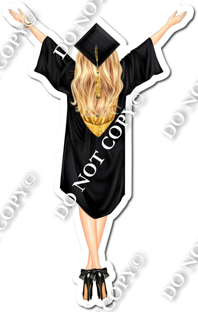 Graduation Girl Gold -| Sign Swag USA