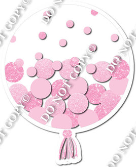 Baby Pink Confetti Balloon